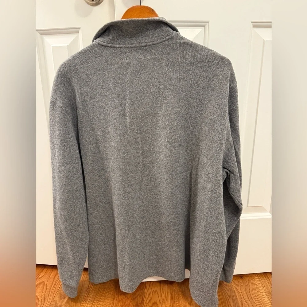 Polo Ralph Lauren Men's Gray 1/4 Zip Neck Pullover Cotton Sweater Size XXL